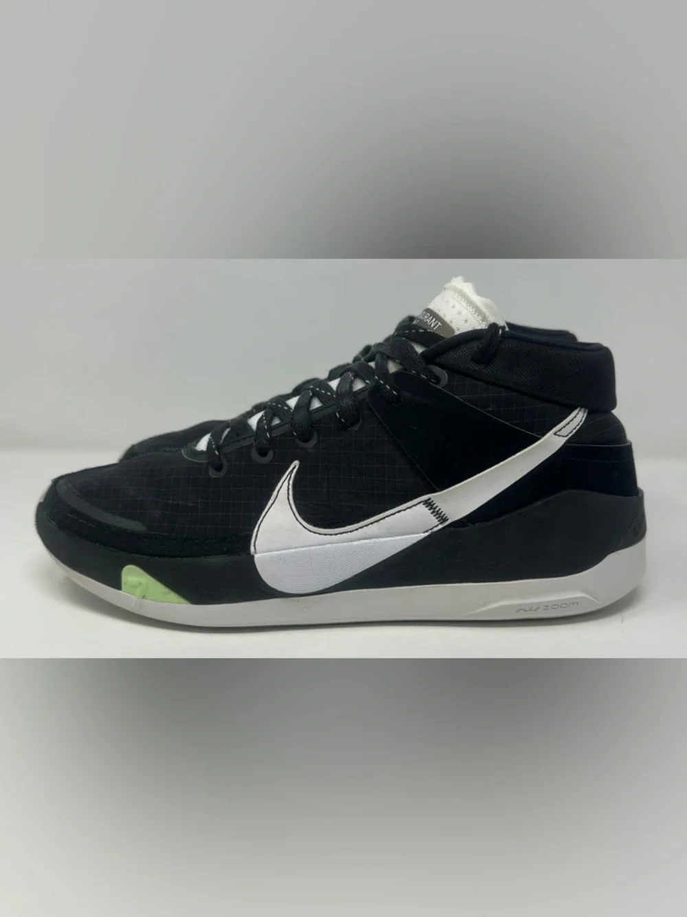 Nike KD 13 TB Black Platinum Kevin Durant Basketball Mesh Mid Top Sneakers